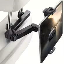 Car Headrest Tablet Holder – Adjustable Backseat Mount for iPad, Tablets & Phones