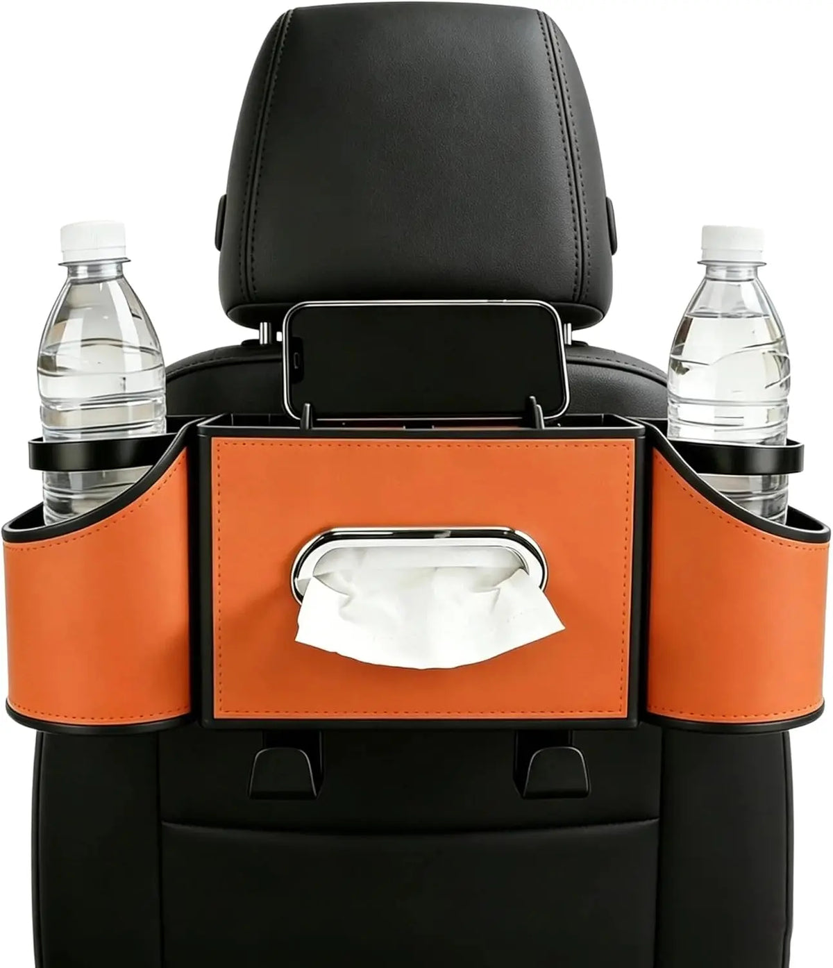 Multifunctional Car Seat Organizer – Phone, Tissue &amp; Cup Holder