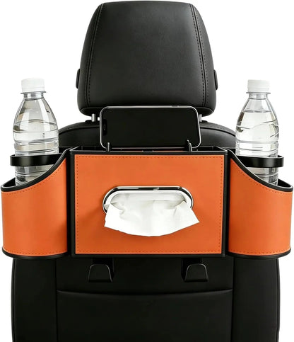 Multifunctional Car Seat Organizer – Phone, Tissue &amp; Cup Holder